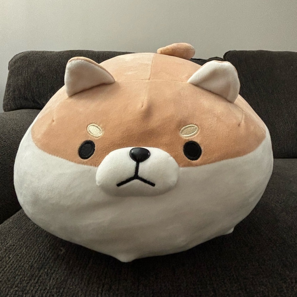 Shiba Inu Plush Toy Anime Corgi Kawaii Plush Dog Soft Pillow (16*20)